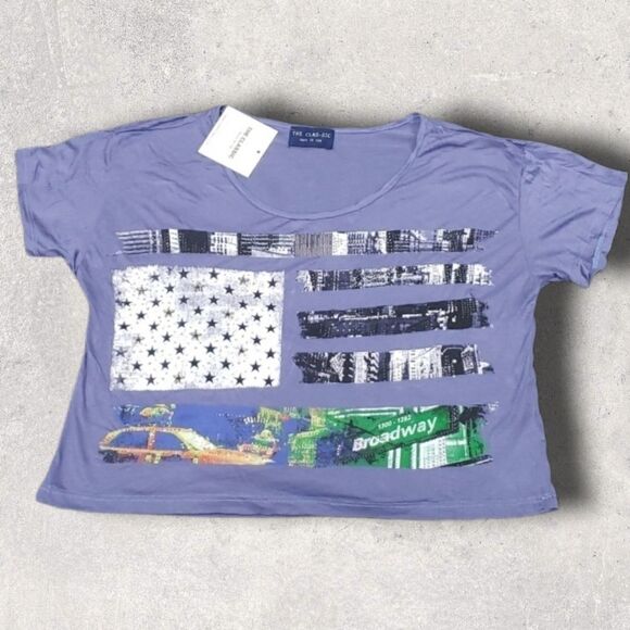 THE CLASSIC EMBELLISHED CROP TOP T-SHIRT - Picture 1 of 9